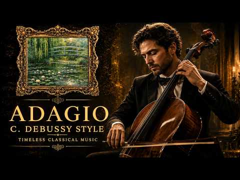 Adagio in the Style of Claude Debussy | Cello, Piano & Violin | Impressionist Classical Music