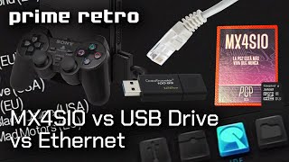 Comparing MX4SIO vs USB Drive vs Ethernet (Best Way to Play Games on PS2 Slim?)