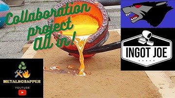 Collaboration project ALL IN - Ingot Joe - Thewulf56 - Devil Forge - Metal melting