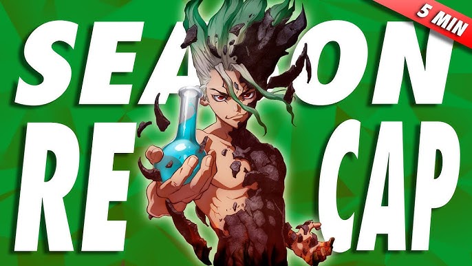 Dr. Stone revela teaser inédito da 3ª temporada