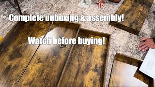 HCHQHS 6-Tier Bookshelf Review: Rustic Brown Industrial Bookcase