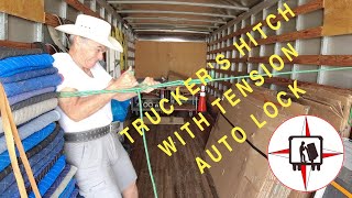 HOW TO TIE TRUCKER'S HITCH WITH AUTO LOCKING TENSION FOR TRUCK LOADING, MOVING, CAMPING, TACTICAL by help2move 929 views 2 years ago 5 minutes, 30 seconds