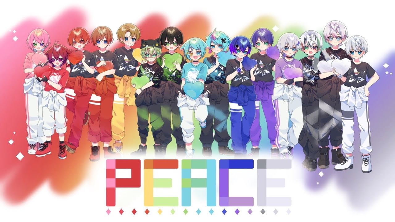 活動2周年】PEACE/STPR Creator様 歌ってみた【オリジナルMV】 - YouTube