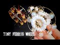 【ワイヤー・UVレジン】ワイヤーで作る、ちいさな観覧車【Wire,UVresin】 Tiny Ferris Wheel|DIY