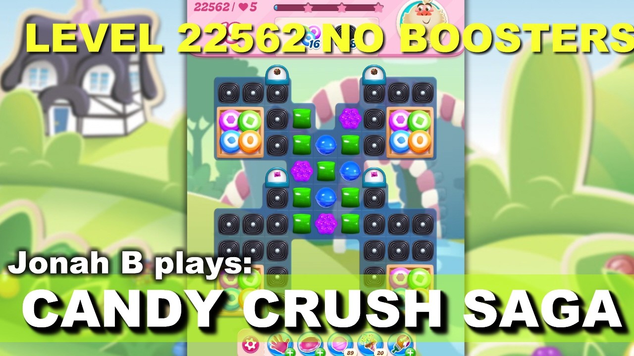 キャンパーズまこ Candy Crush Saga Level 22562 No Boosters - YouTube