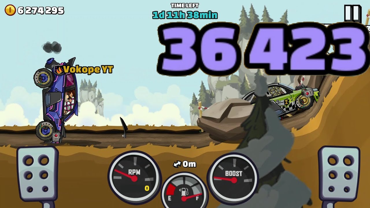 Hill Climb Racing 2 36.4K Points (Patience) High Score YouTube