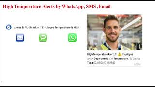 CelsiusAlert Cloud Software & IOT Thermometer for Body Temperature Screening.Alerts WhatsApp&SMS. IN screenshot 4