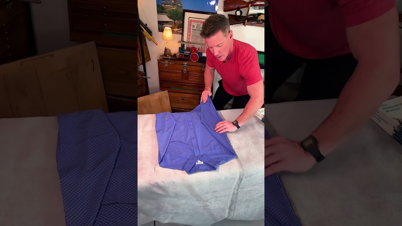 Top Navy Expert Shares BEST Long Sleeve Shirt Folding Tips
