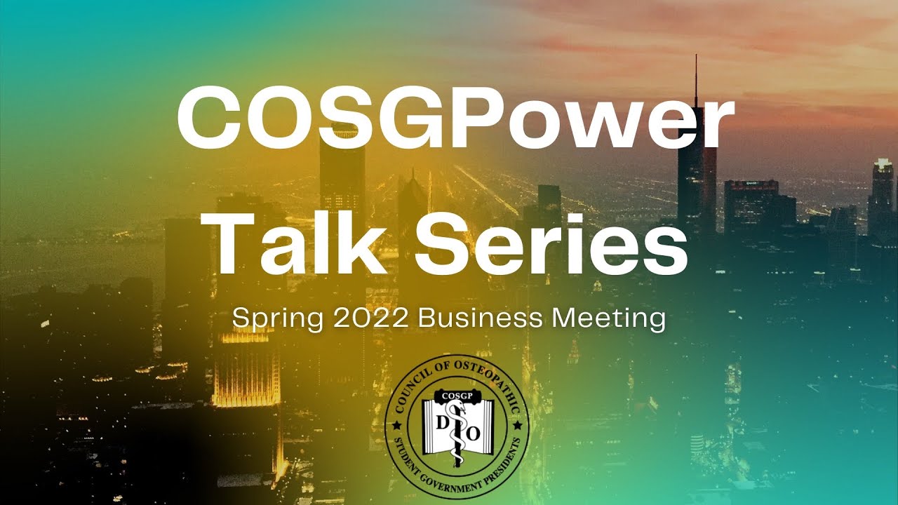 COSGP Spring Conference 2022 - Powertalk: Caroline Rizea - YouTube