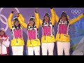 Biathlon Women 4x6KM Relay Victory Ceremony | Vancouver 2010