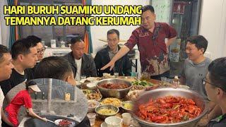 Masak Udang Karang U0026 Rendang Sapi Untuk Makan Bersama Dengan Teman Suami Di Hari Buruh 
