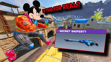 Using The New SECRET SNIPER In CODM (Mickey Mouse Voice)