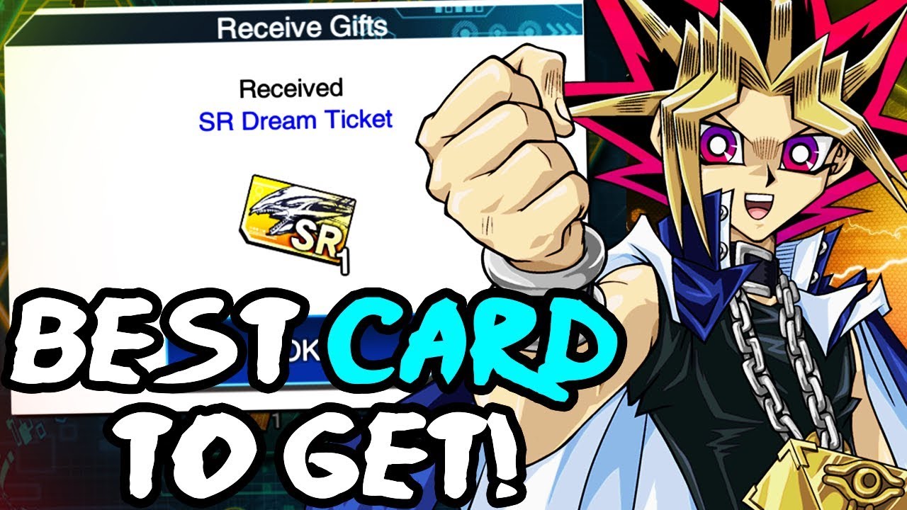 The BEST Cards To Get With Your SR Dream Ticket in YuGiOh! Duel Links