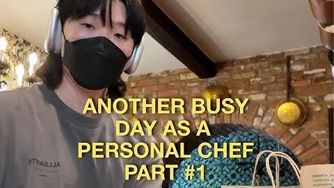 a full day as a personal chef in beverly hills!