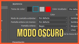 ACTIVAR MODO OSCURO en PHOTOSHOP 📸 - COLOR DE LA INTERFAZ screenshot 5
