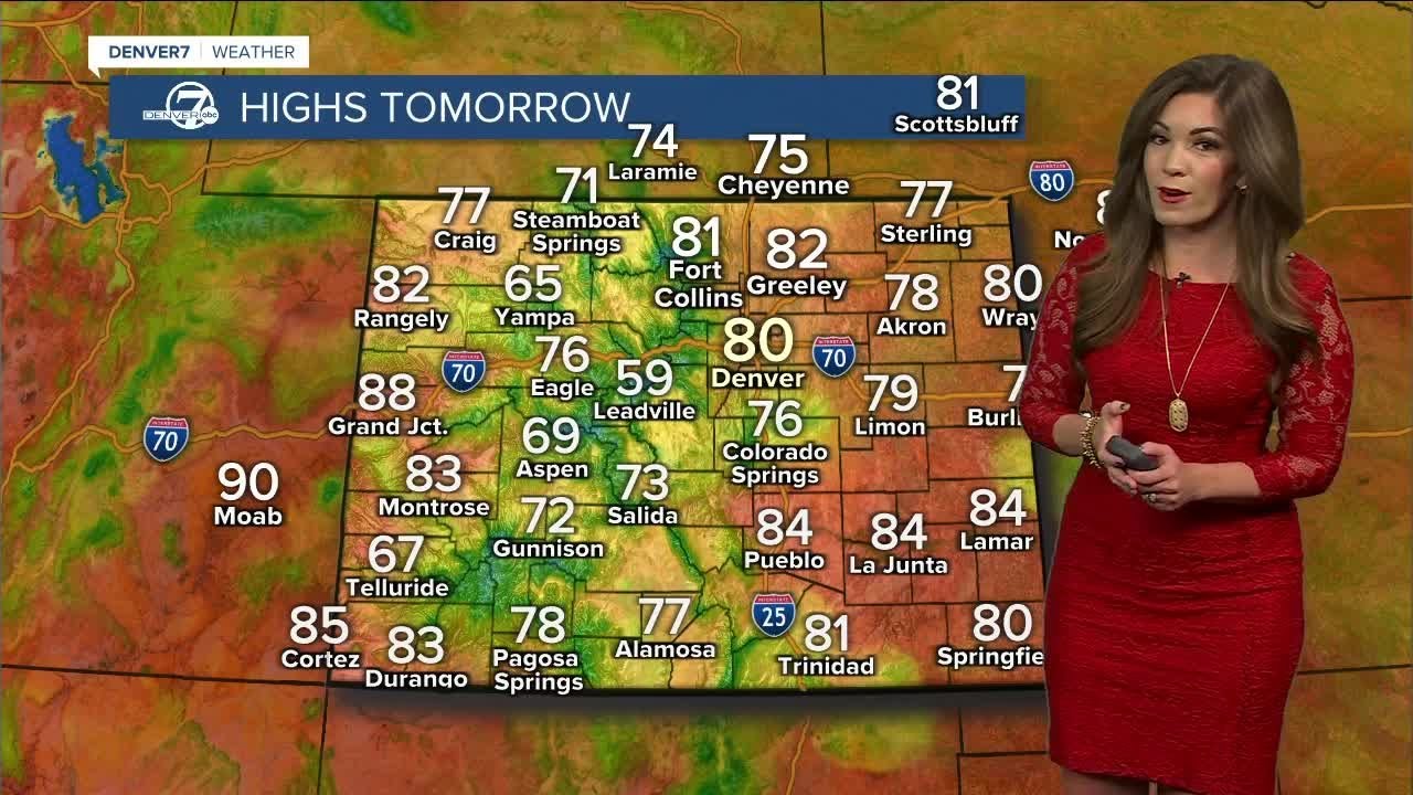 Scattered storms return this week around Denver metro - YouTube