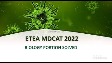 ETEA MDCAT 2022 SOLVED BIOLOGY PAST PAPER
