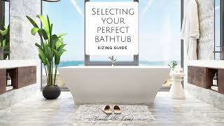 What is a good size for a freestanding bathtub? #bestbathtubs #luxurybathroom #soakingtubs