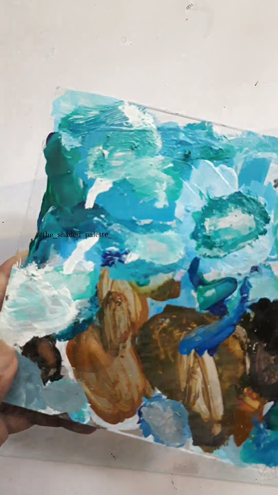 🌊🤍#ocean #oceanpainting#sea