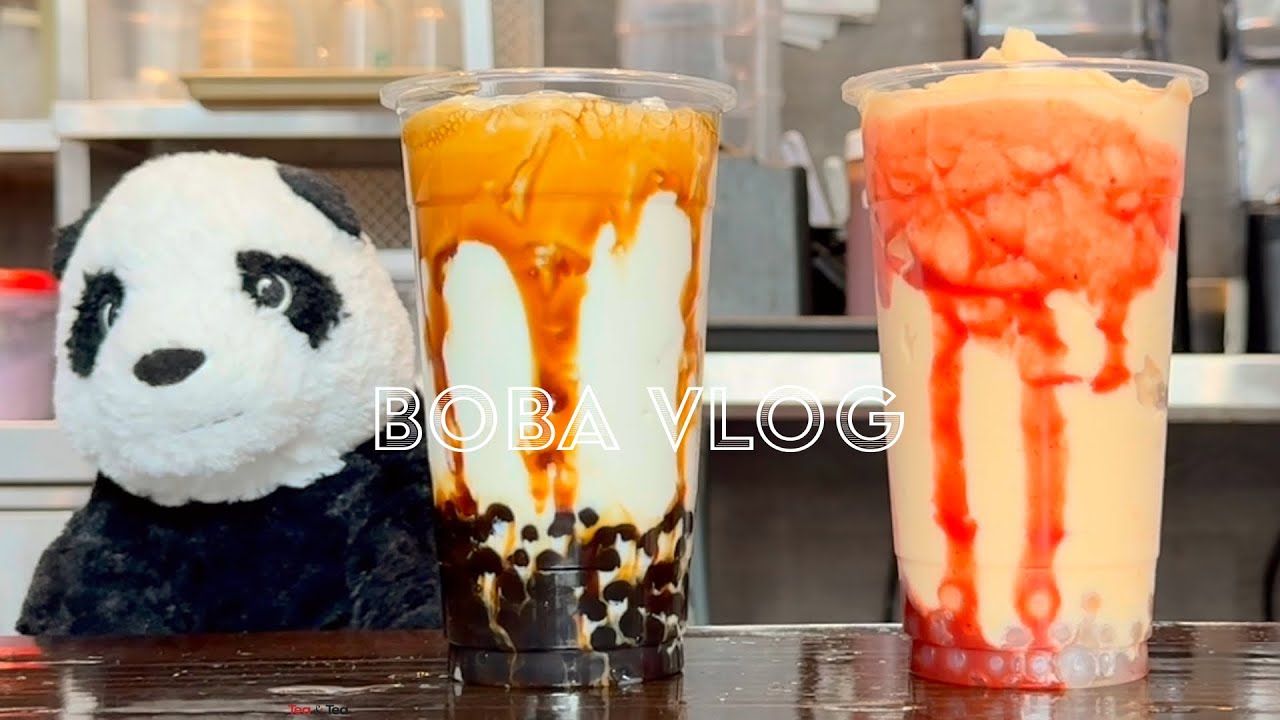 Boba Cafe Vlog ASMR 29: Come Work With Me At Boba Tea Shop - YouTube