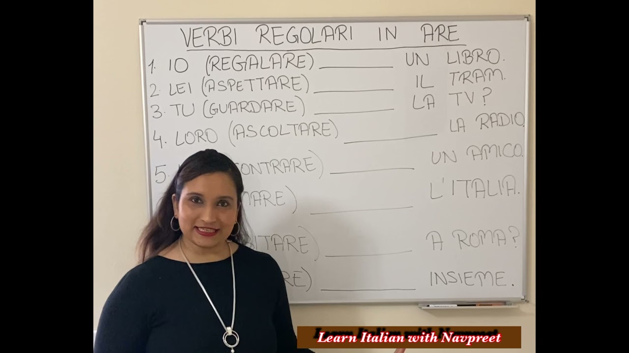 Dove abiti?/verbi regolari in are - presente: part 2/lesson 19
