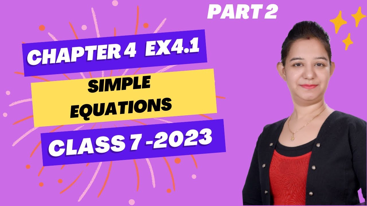 class-7-simple-equation-chapter-4-exercise-4-1-part-2-maths