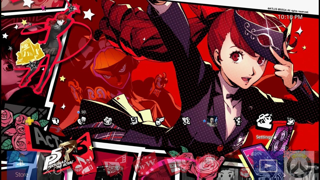 Persona 5 Royal Kasumi Yoshizawa Dynamic Theme Ps4 Youtube