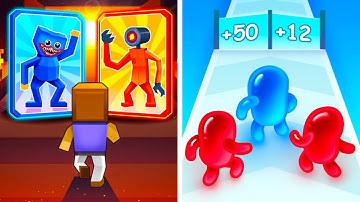 Monster Run Battle Squad vs Join Blob Clash 3D |⭐✅❤️✅⭐| All Level Gameplay Android iOS BG3577