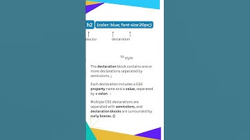 What is CSS syntax? | CSS syntax | How to write a CSS rule😲👍