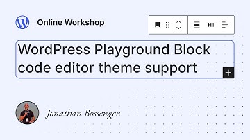 WordPress Playground Block code editor theme support