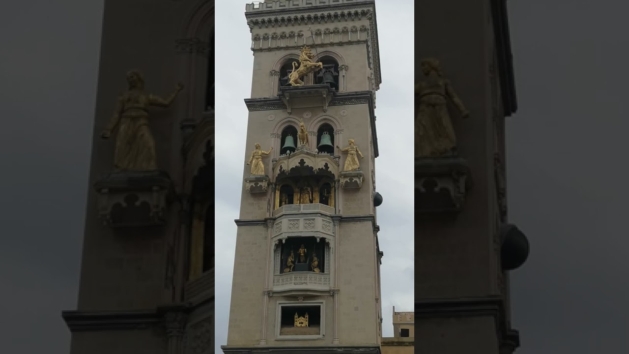 Duomo di Messina dedicato a Santa Maria Assunta, '' rituale '' del rintocco di mezzogiorno.