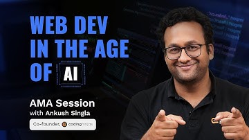 FUTURE OF WEB DEV? | AMA WITH ANKUSH SINGLA | CODING NINJAS
