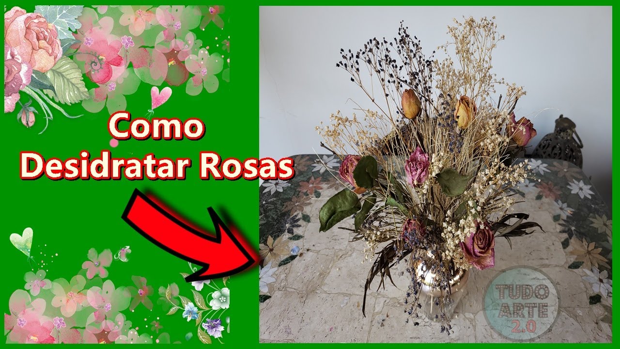 Como Desidratar Rosas