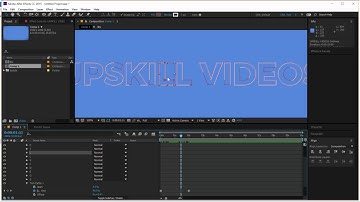 After Effects Tutorial - Simple Cascading Write-on Text