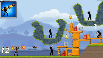 Boom Stick Gameplay 12, Android Games Walkthrough ios Simulato‪r Trailer