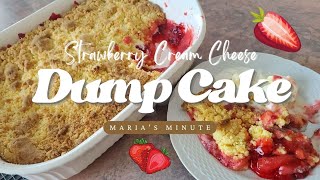 Strawberry CHEESECAKE Dump Cake | Quick & Yummy!🍓 Strawberry CHEESECAKE Dump Cake | Quick & Yummy!🍓