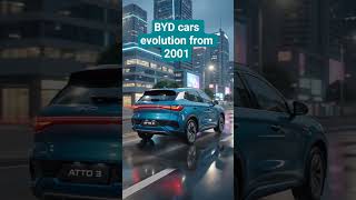 BYD car evolution from 2001 #viral #ytshorts #automobile #BYD #budgetfriendly #rising car