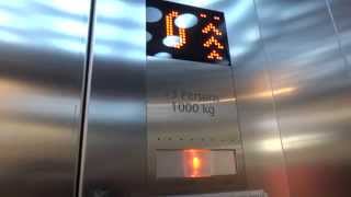 Retake - Kone traction scenic talking elevator at Mall HaYam in Eilat