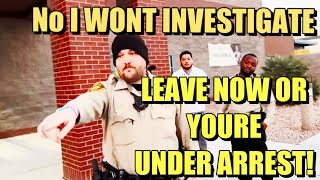 Tyrant Alert! Officer Buttler & Fox threaten me with arrest! Manager Lies!