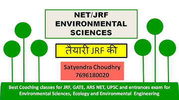 NET JRF Environmental science| how to solve current affairs questions| mind mapping| NTA NET JRF