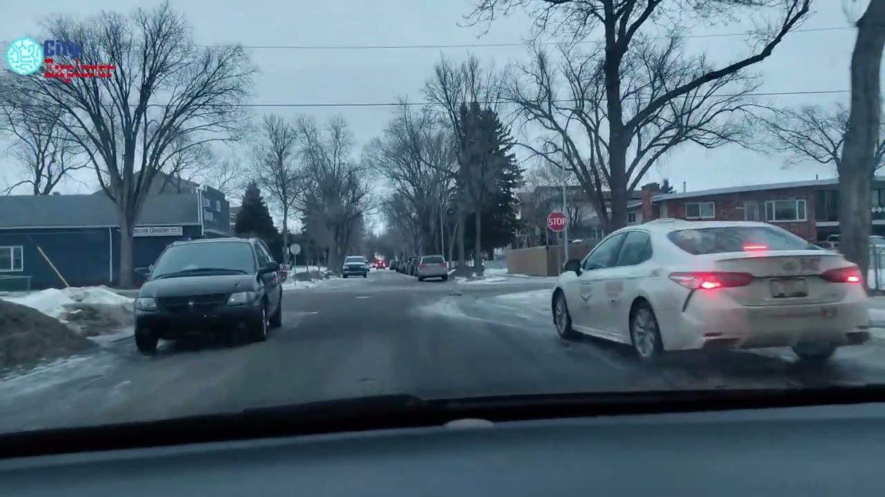 Drive Around Rough Neighborhoods In Edmonton -  Eastwood 🚗🚓🏙🌆