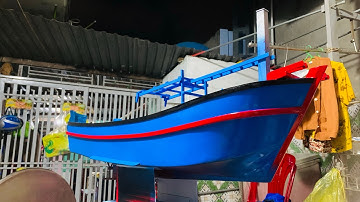 Mô hình hoá mẫu tàu cá composite nghề lưới rê 