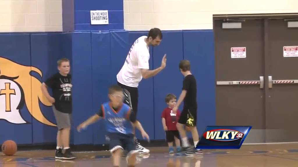 Luke Zeller hosts basketball camp YouTube