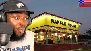 British  Reaction to Waffle House – CANT BELIEVE THEY ARE OPEN 24/7!