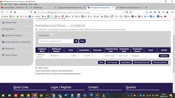 UIF Declaration Manager