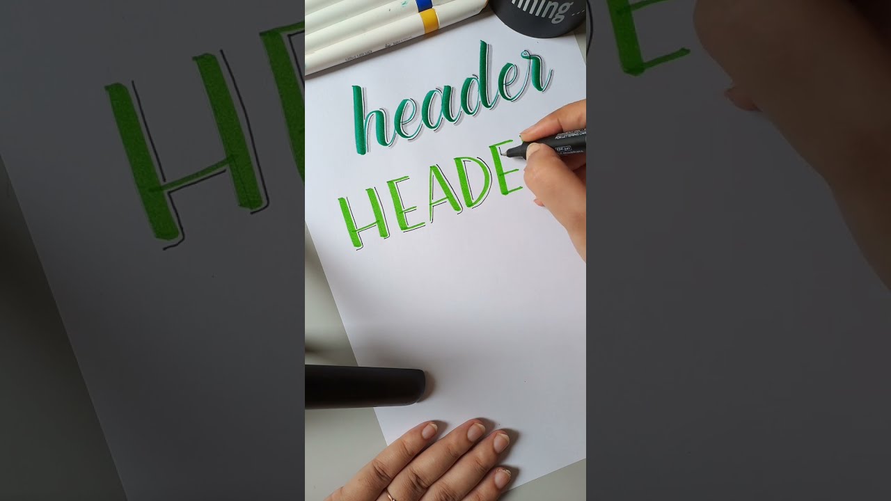 Header ideas for school projects || Title idea for projects || Header design for projects