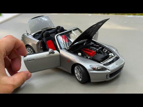Most Realistic Honda S2000 1:18 Miniature Car Model Unboxing - YouTube