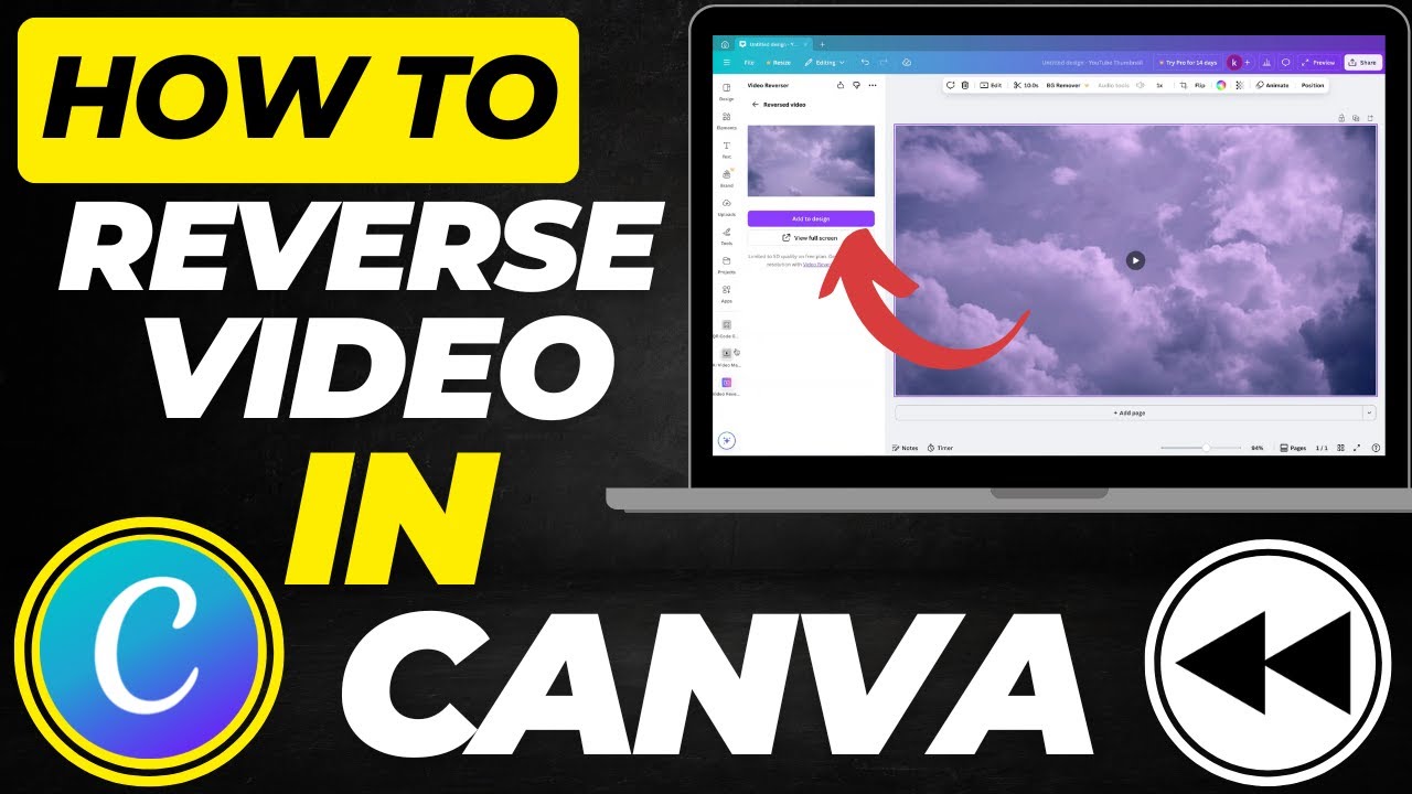 How To Reverse a Video in Canva | Play Video Backwards Easily (2025 ...