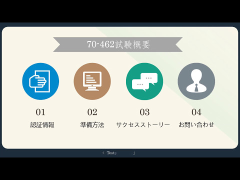 TestpassportのMicrosoft SQL Server 2012資格70-462受験内容が理解できれば合格できると思います