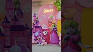 Princess Peach Birthday Party Decoration
